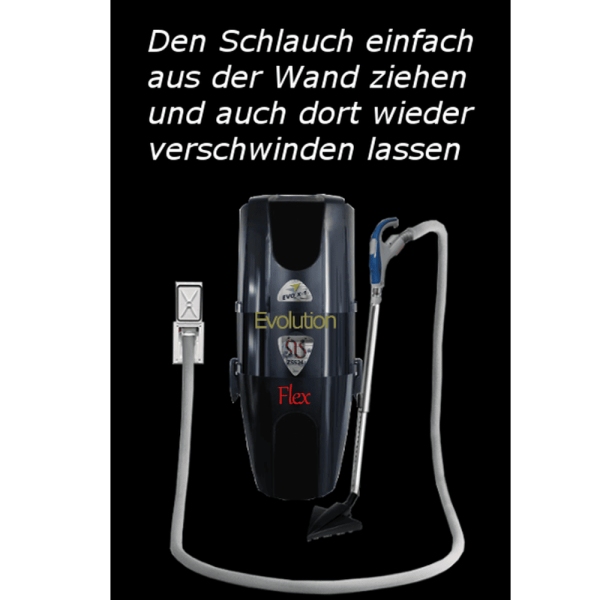 Zentralstaubsauger Einzugschlauch Komplettangebot